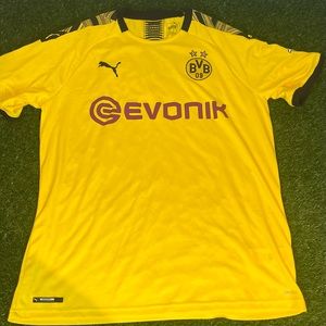 Puma BVB Home Soccer Jersey Dortmund Sz Large